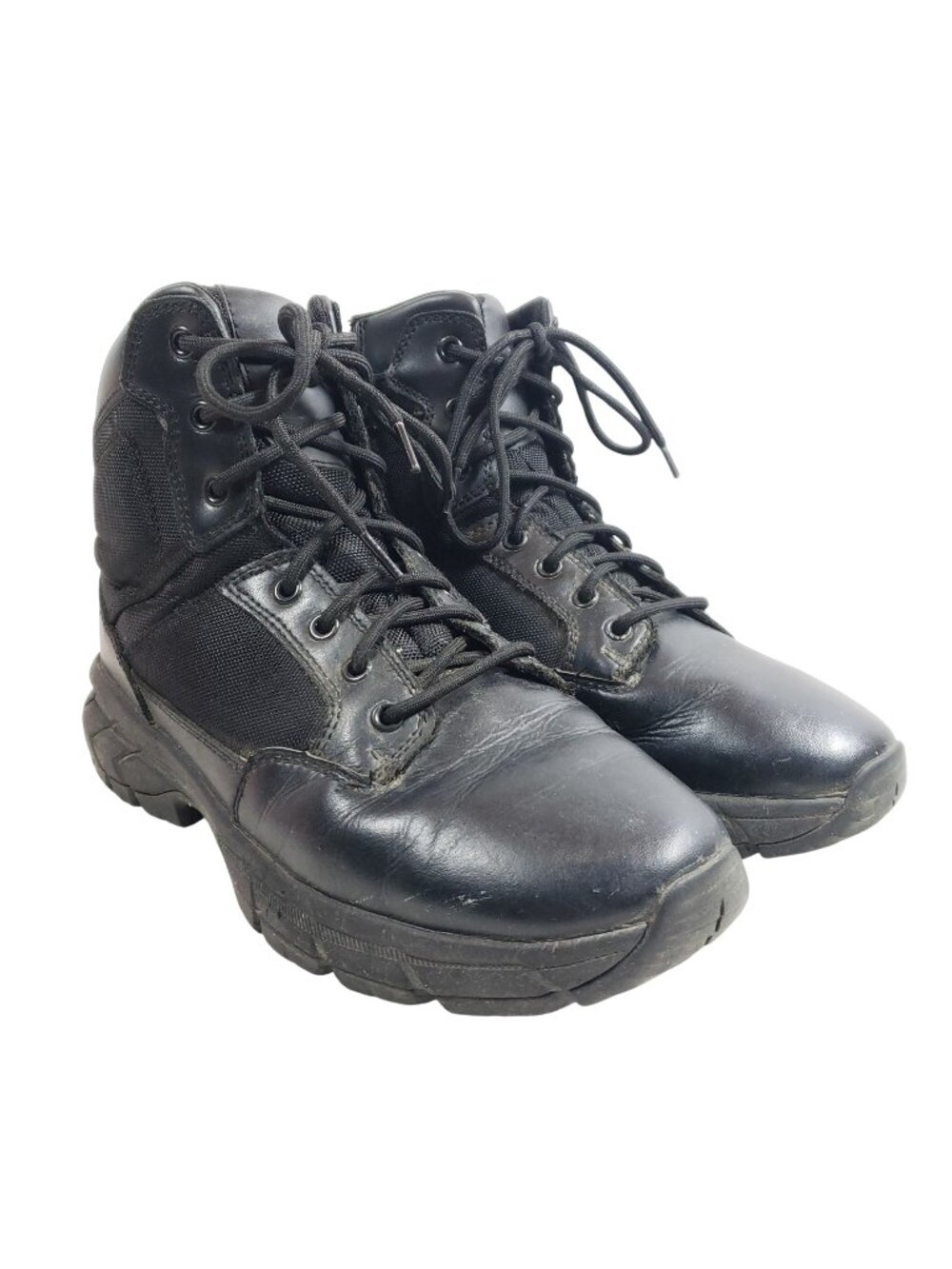 Interceptor Tactical Work Boots Mens Size 9.5 Black Leather